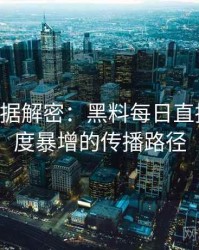 0457. 数据解密：黑料每日直播事故热度暴增的传播路径