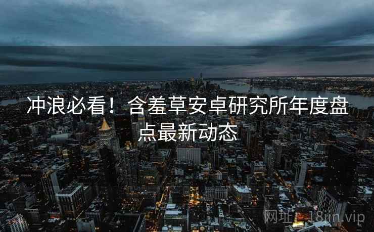 冲浪必看！含羞草安卓研究所年度盘点最新动态